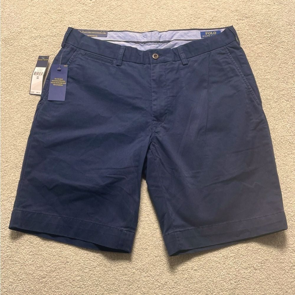 Ralph Lauren Women's Navy Blue Size 2 Petite Bermuda Shorts NWT